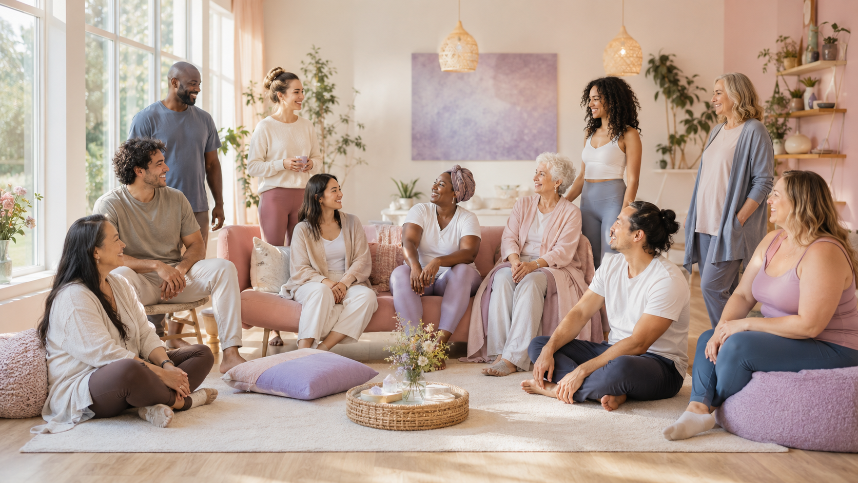 Wellness specialist and client
